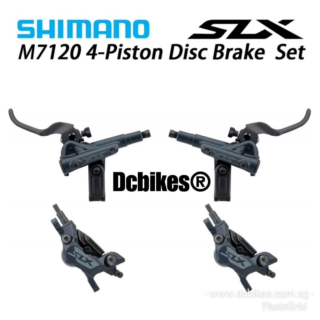 Shimano SLX BR-M7120 BL-M7100 4-Piston Ice-Tech Disc Brake Set Resin Metal MTB