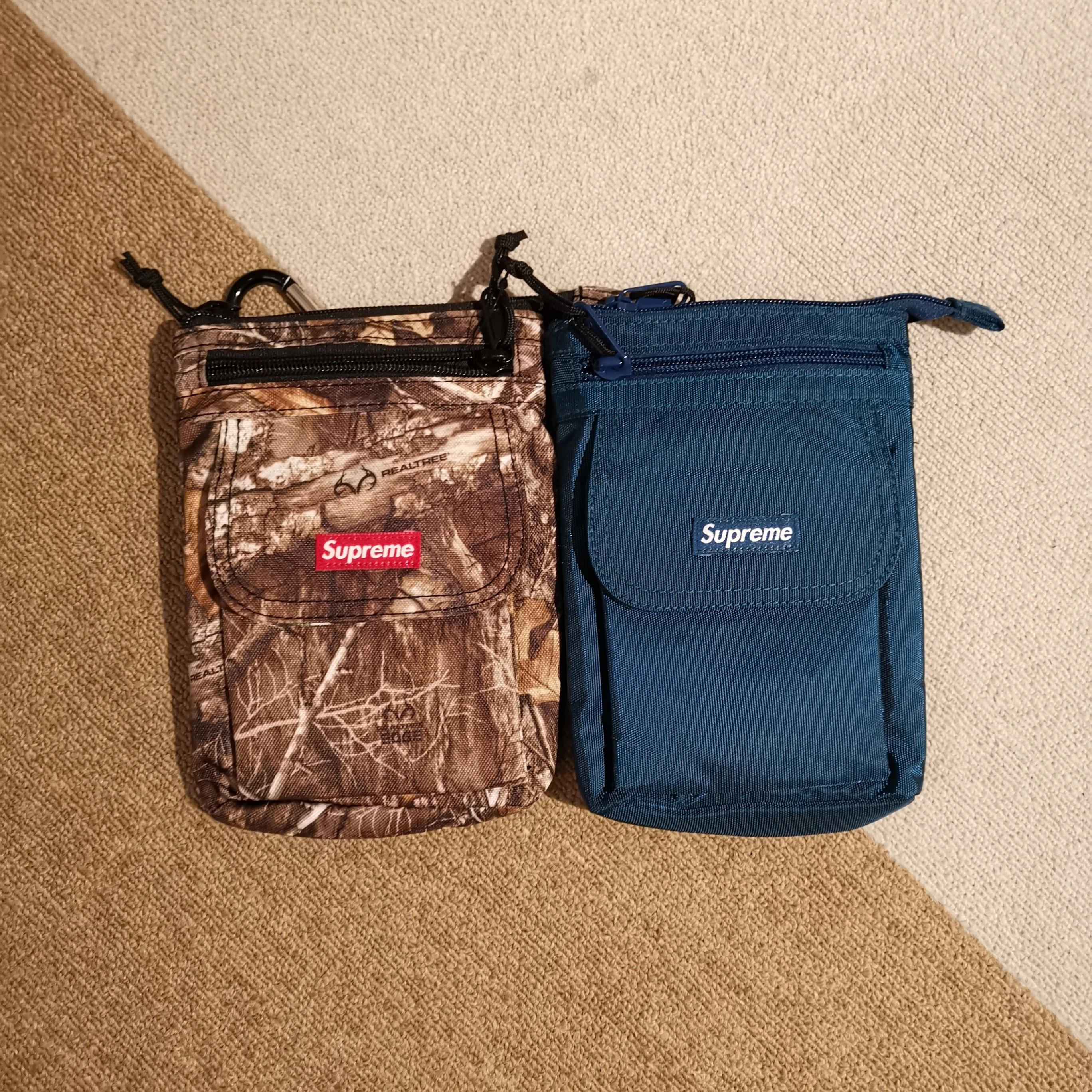 新品Supreme Week1現貨FW19 Shoulder Bag True Tree Black Blue Pink