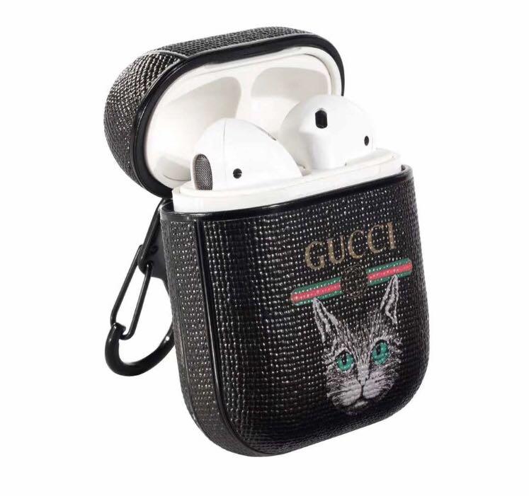 Airpods case Gucci Cat Face, Mobile Phones & Gadgets, Mobile & Gadget  Accessories, Cases & Sleeves on Carousell