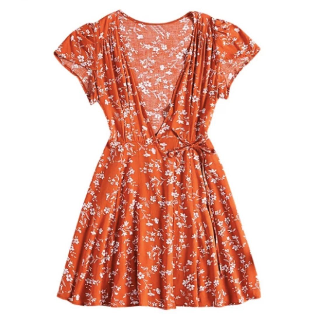 Athena A-line Wrap Dress, Women's