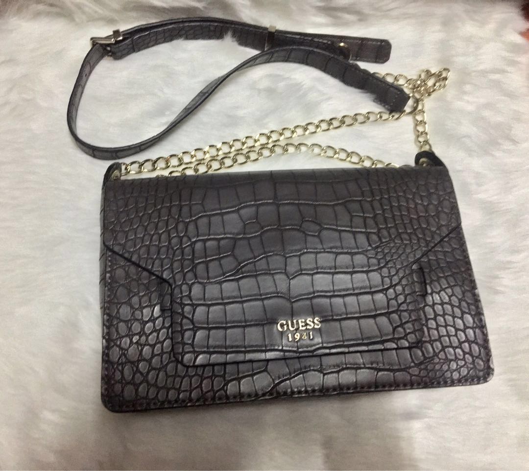 guess croc bag
