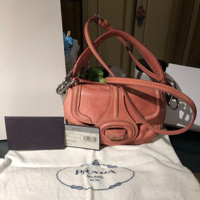 prada sling bag pink