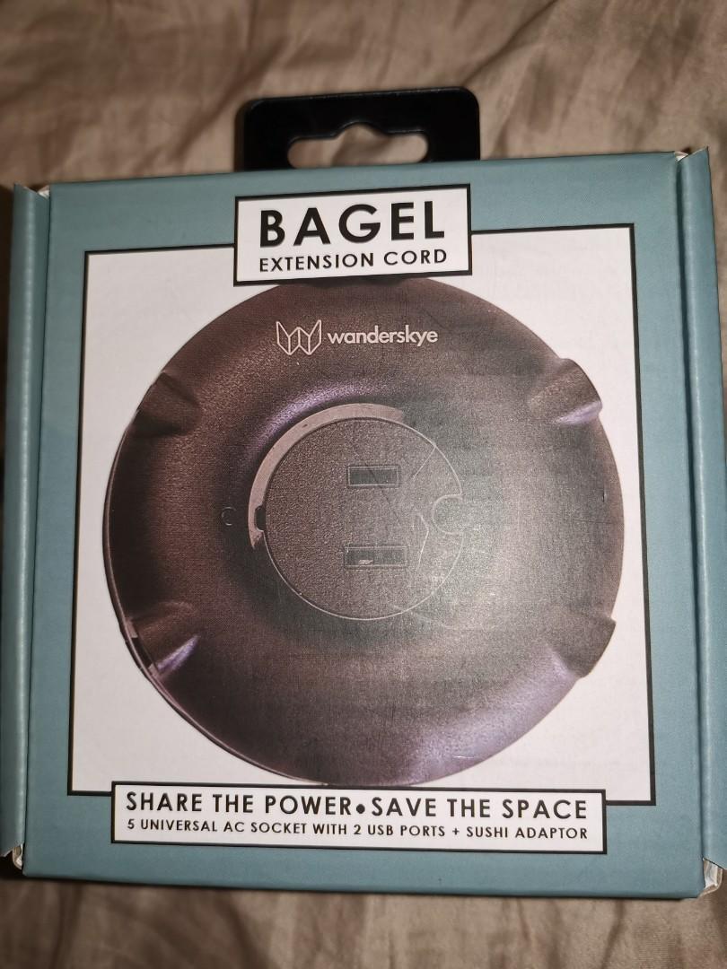 Bagel Travel Extension Cord (Category: Electrical, Adaptors & Sockets) located in Quezon City. Submitted by blusleeper (Listing ID 247961628, Image 1). Description: Plug in and charge your devices all at once. Great for traveling in and out of the country..