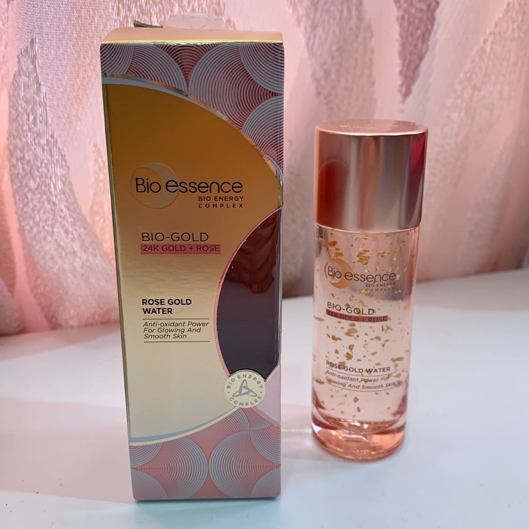 Bio Essence Rose Gold Water Health Beauty Skin Bath Body On Carousell