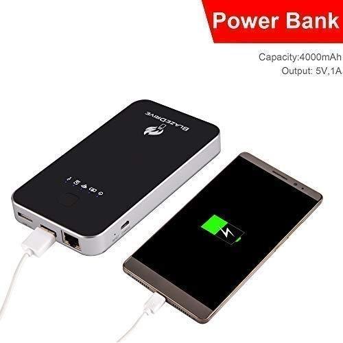 Blazedrive WIFI Wireless External Hard Drive Enclosure with file hub