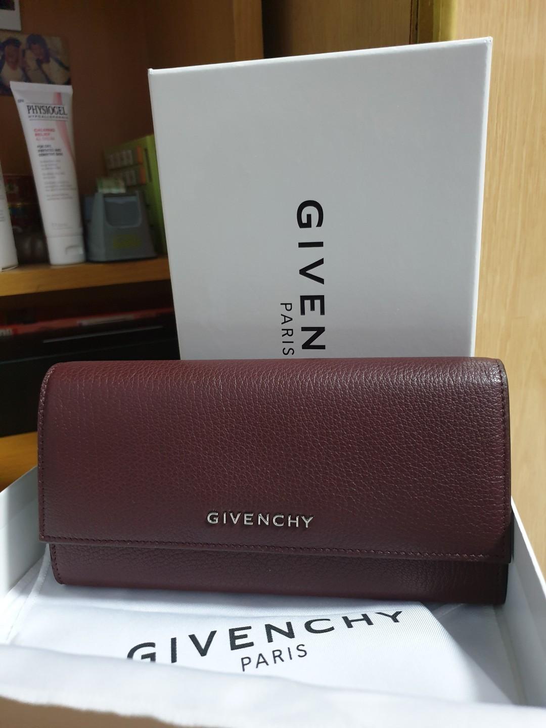 givenchy long flap wallet