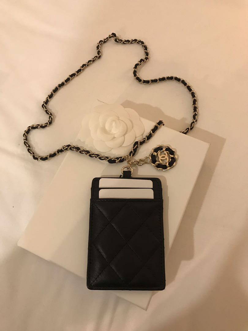 BN Chanel Lanyard Card holder, Luxury, Accessories on Carousell