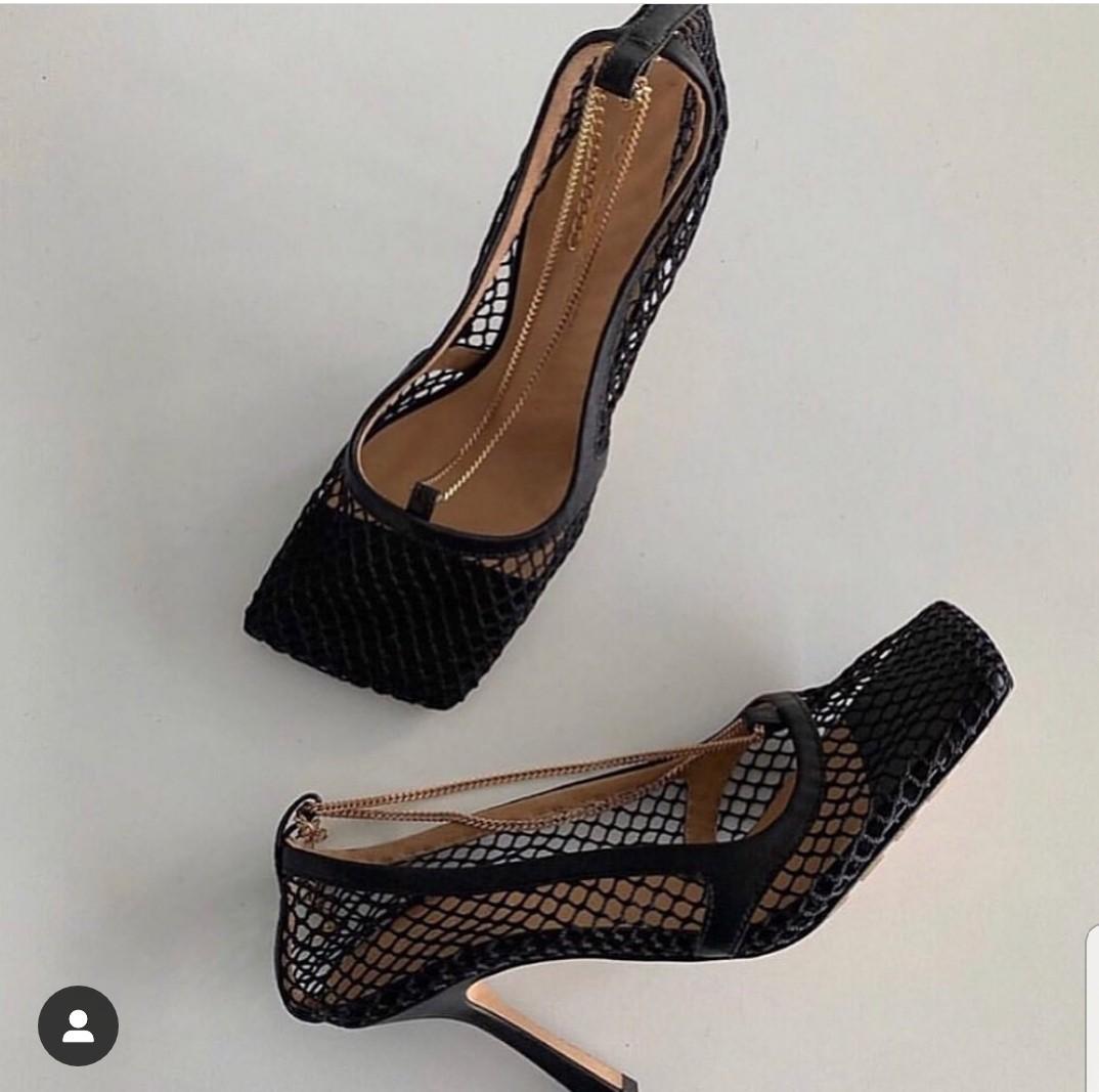 bottega veneta net shoes