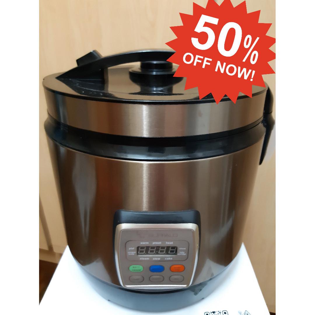 Buffalo multi function rice cooker shop