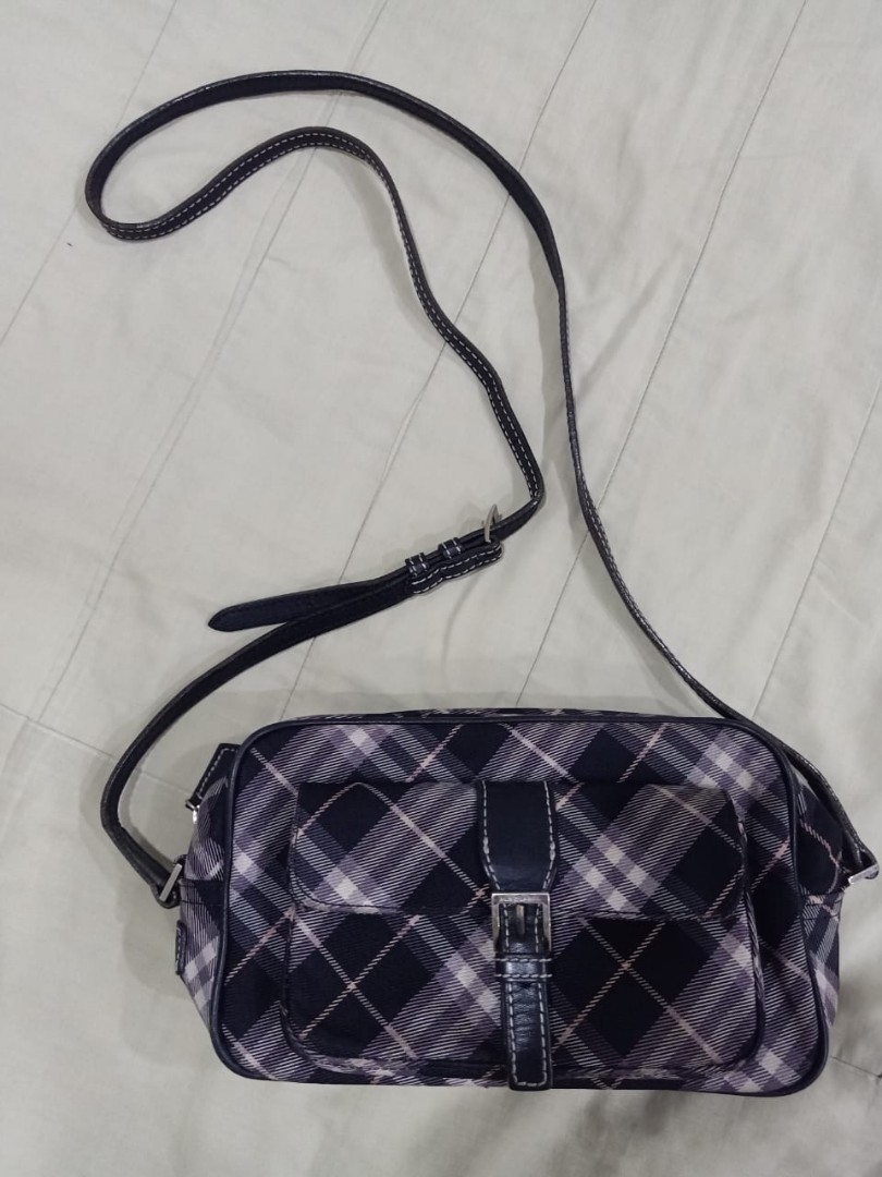 Burberry Blue Label] Sling bag made in Japan, Fesyen Wanita ...