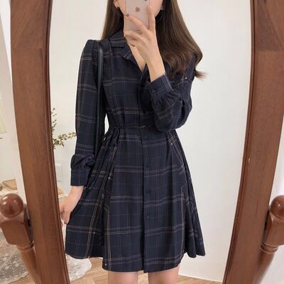 checkered retro dress