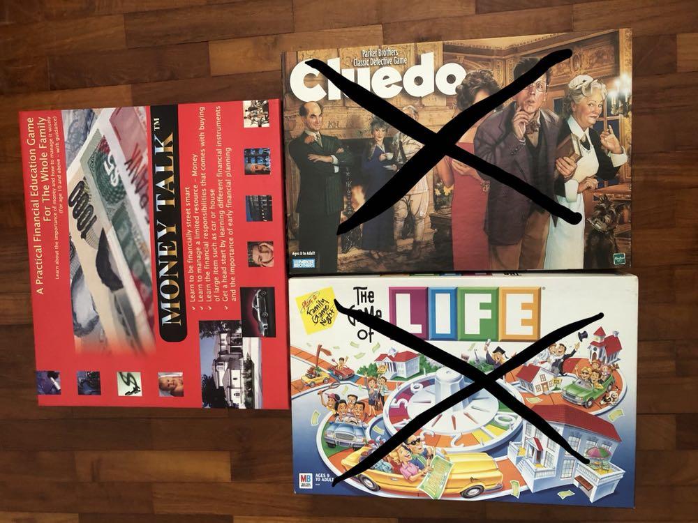 Cluedo The Game Of Life Money Talk Toys Games Board Games
