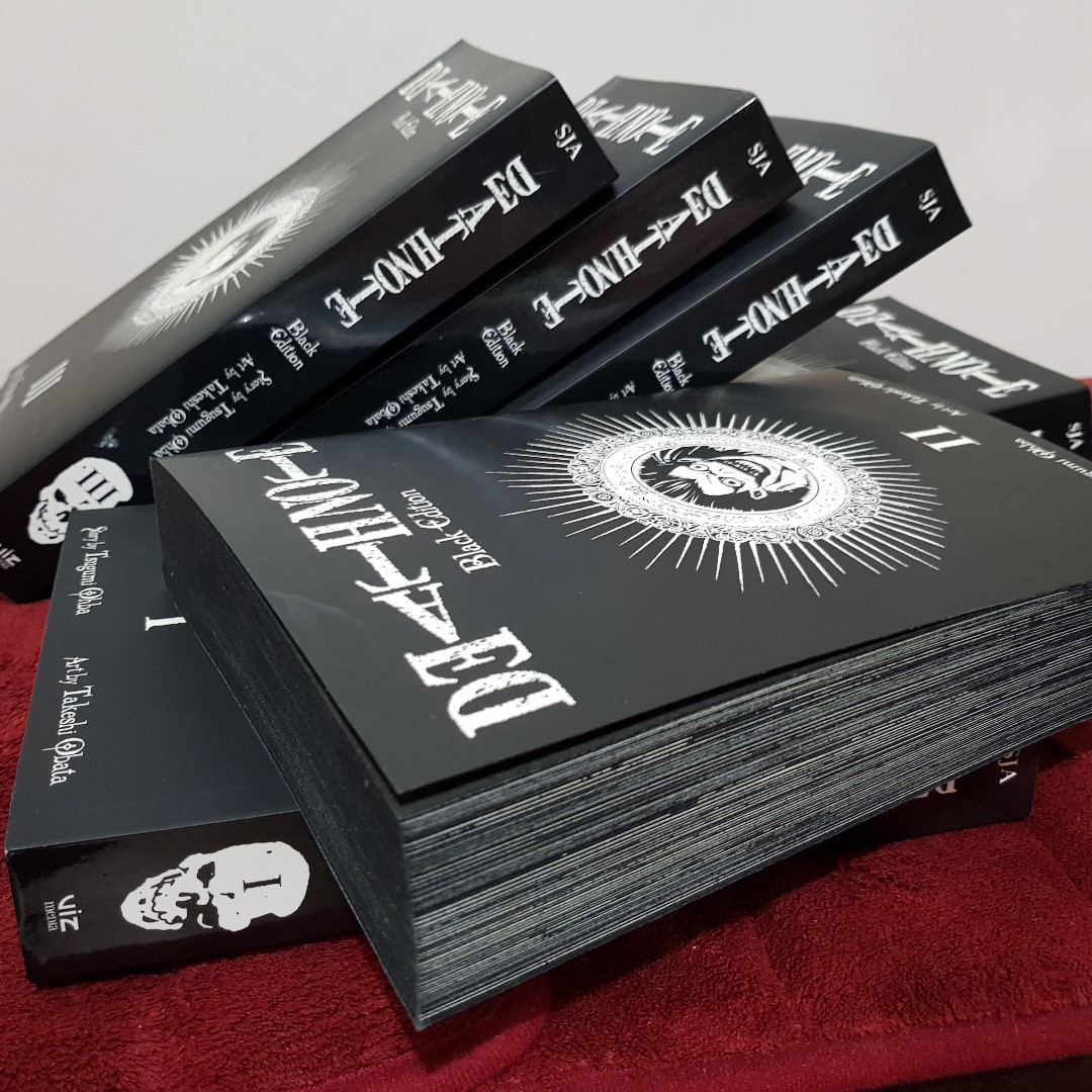 Death Note Black Edition Vol 1 6 Books Comics Manga On Carousell