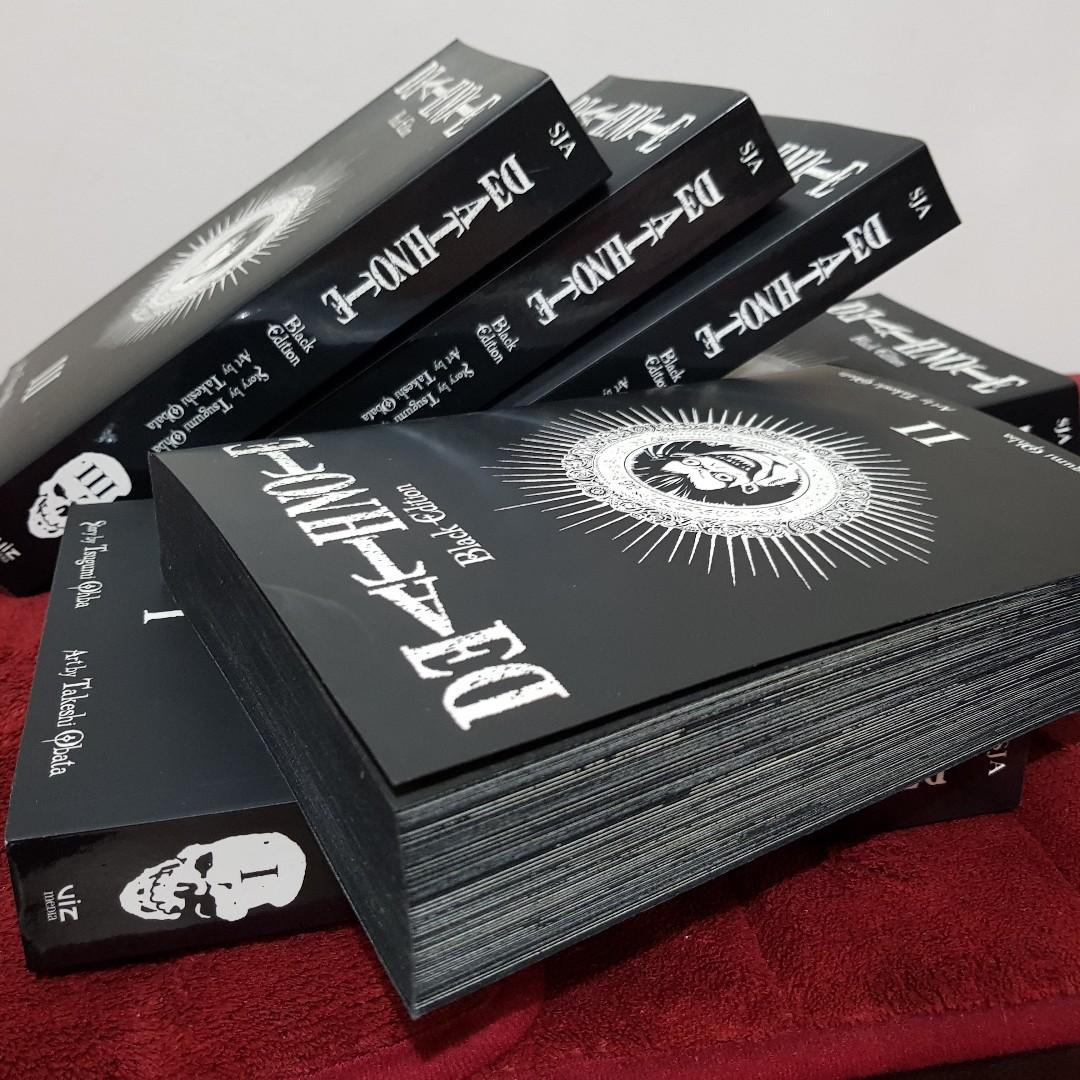 Death Note Black Edition Vol 1 6 Books Comics Manga On Carousell