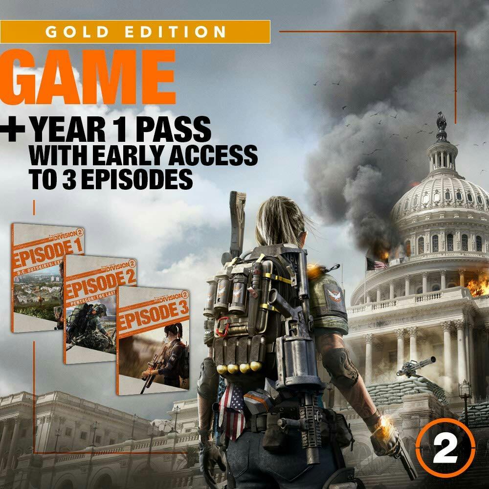 Division 2 Gold Edition Pc Year 1 Pass Toys Games Video Gaming Video Games On Carousell