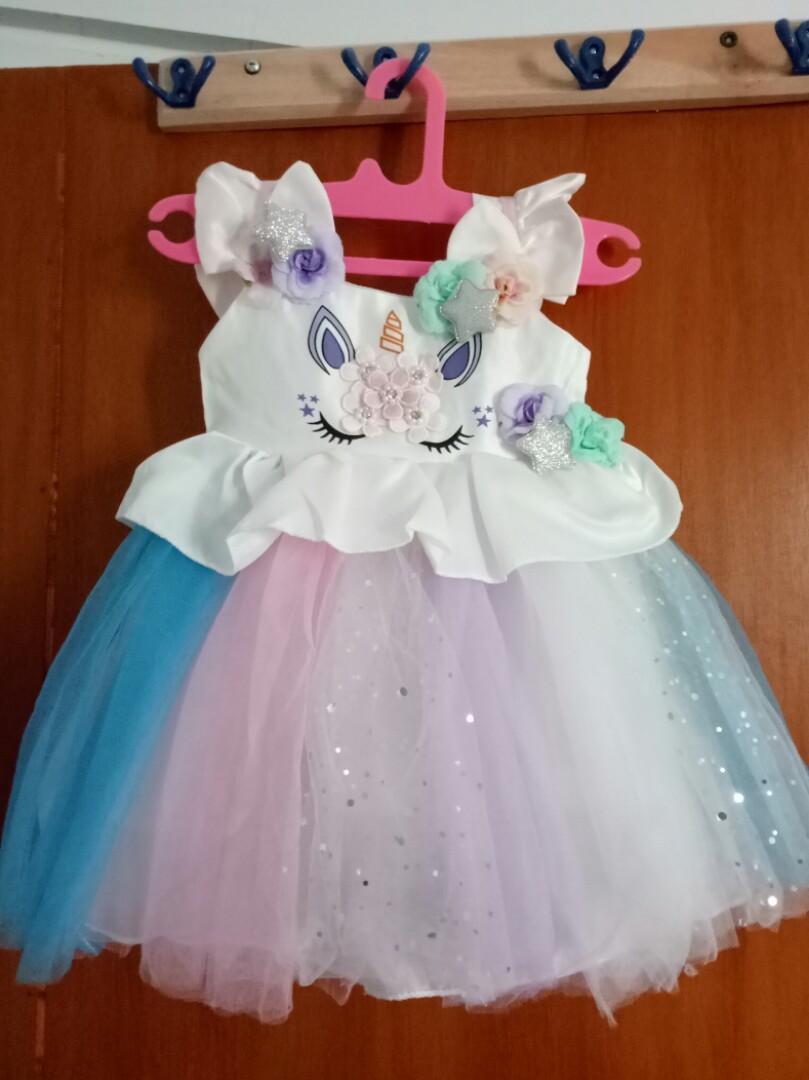 Baju hotsell dress unicorn
