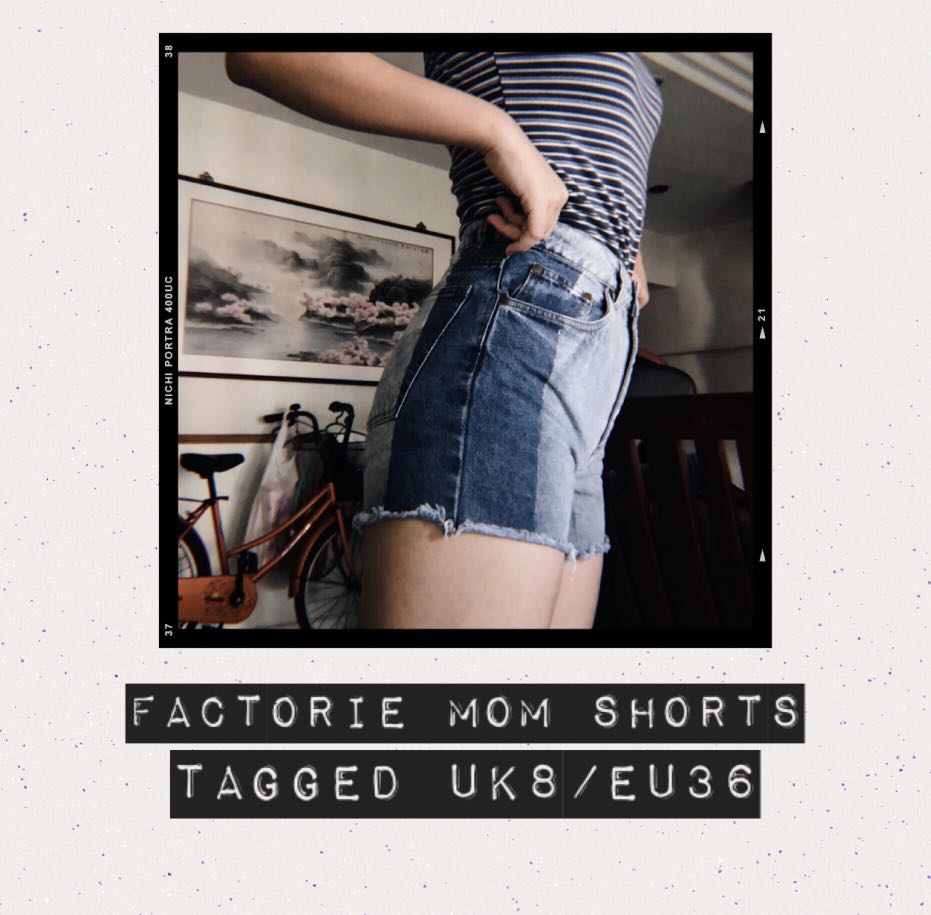 denim mom shorts uk