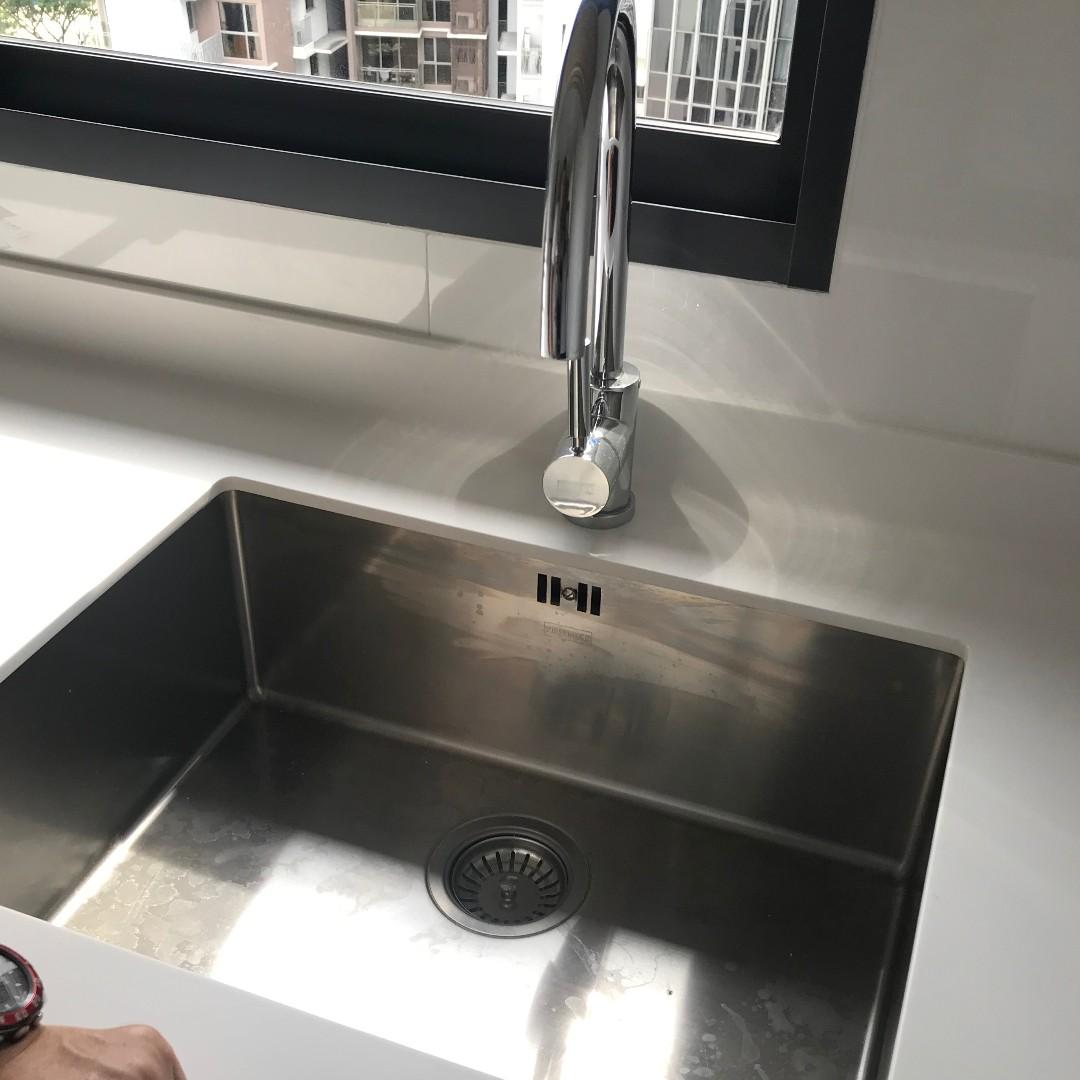 FRANKE SINGLE BOWL SINK + TAP (BUNDLE DEAL), Furniture & Home Living