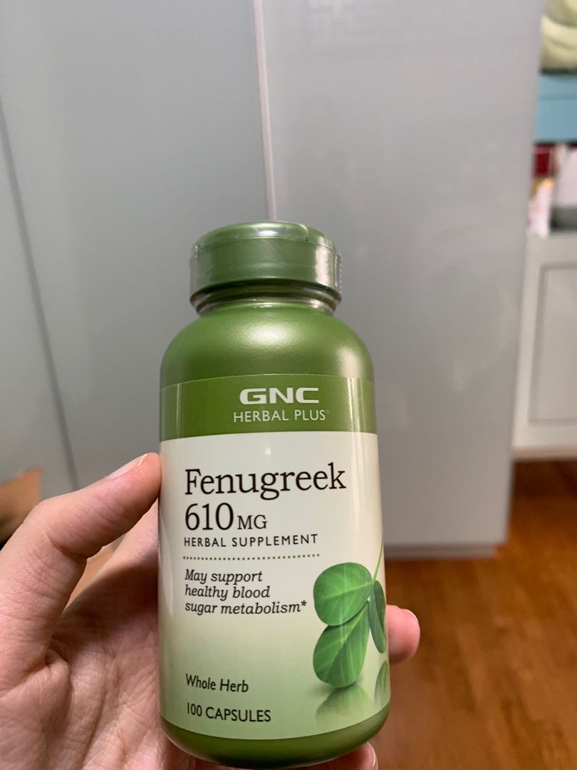 GNC Fenugreek (100 capsules), Health & Nutrition, Health Supplements, Vitamins & Supplements on
