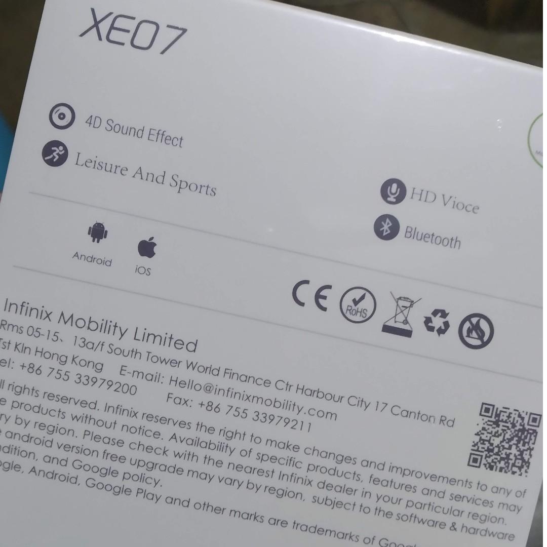 Xe07 infinix on sale