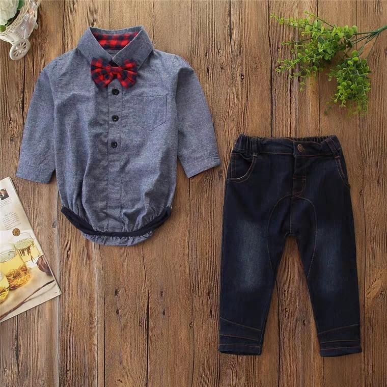 Baby boy smart dress top