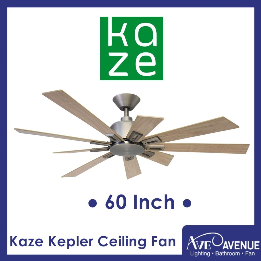 Kaze Kepler 60 Inch Ceiling Fan With Remote Control On Carousell