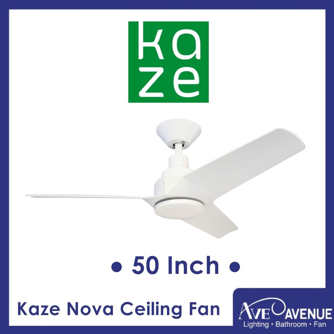 Kaze Nova 50 Inch Ceiling Fan With Remote Control On Carousell