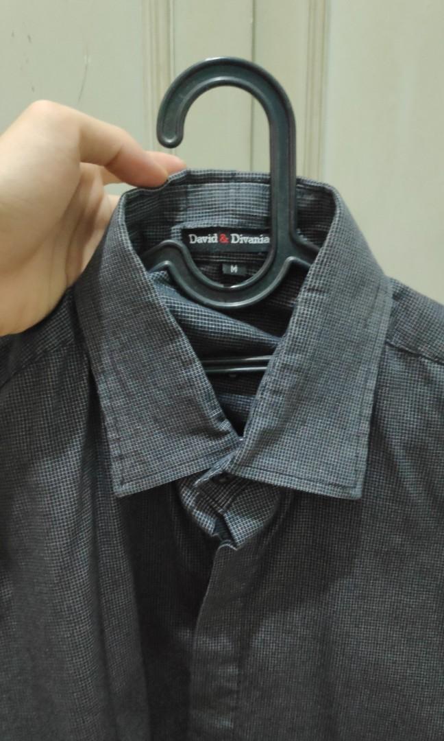 Kemeja David Divania Men S Fashion Men S Clothes Tops On Carousell