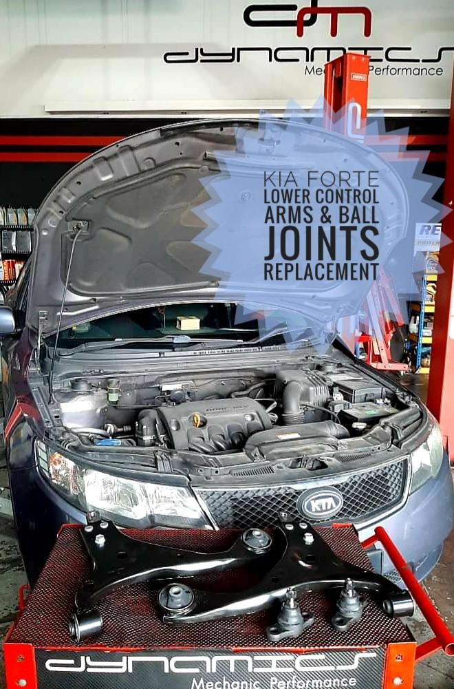 KIA K3/Forte/Koup Front Lower Control Arms Replacement, Car