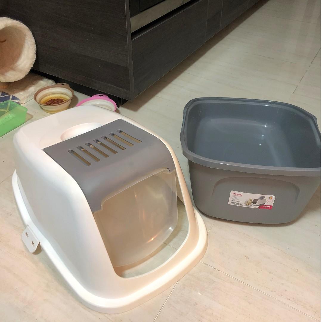 Kitty Litter Box / Toilet Home for Cats, Pet Supplies, Homes & Other