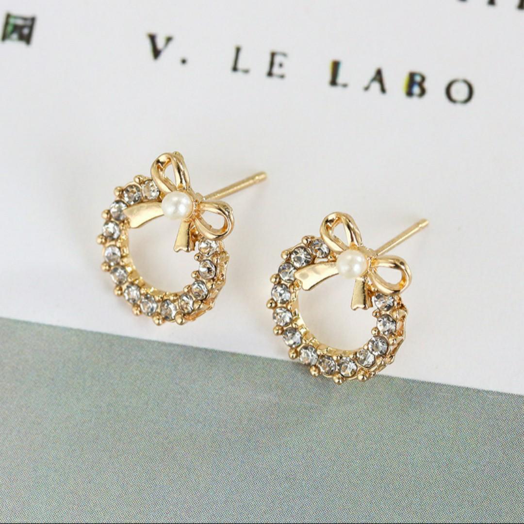 Korean Earrings Winter Solstice Women S Fashion Jewellery Earrings On Carousell