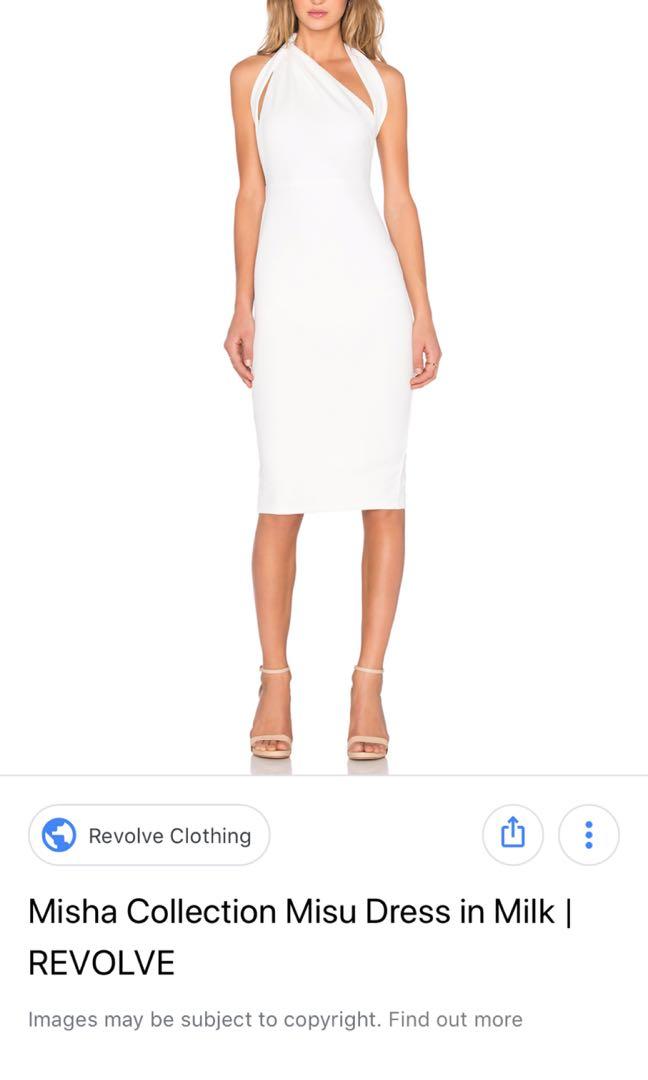 Misha collection white dress