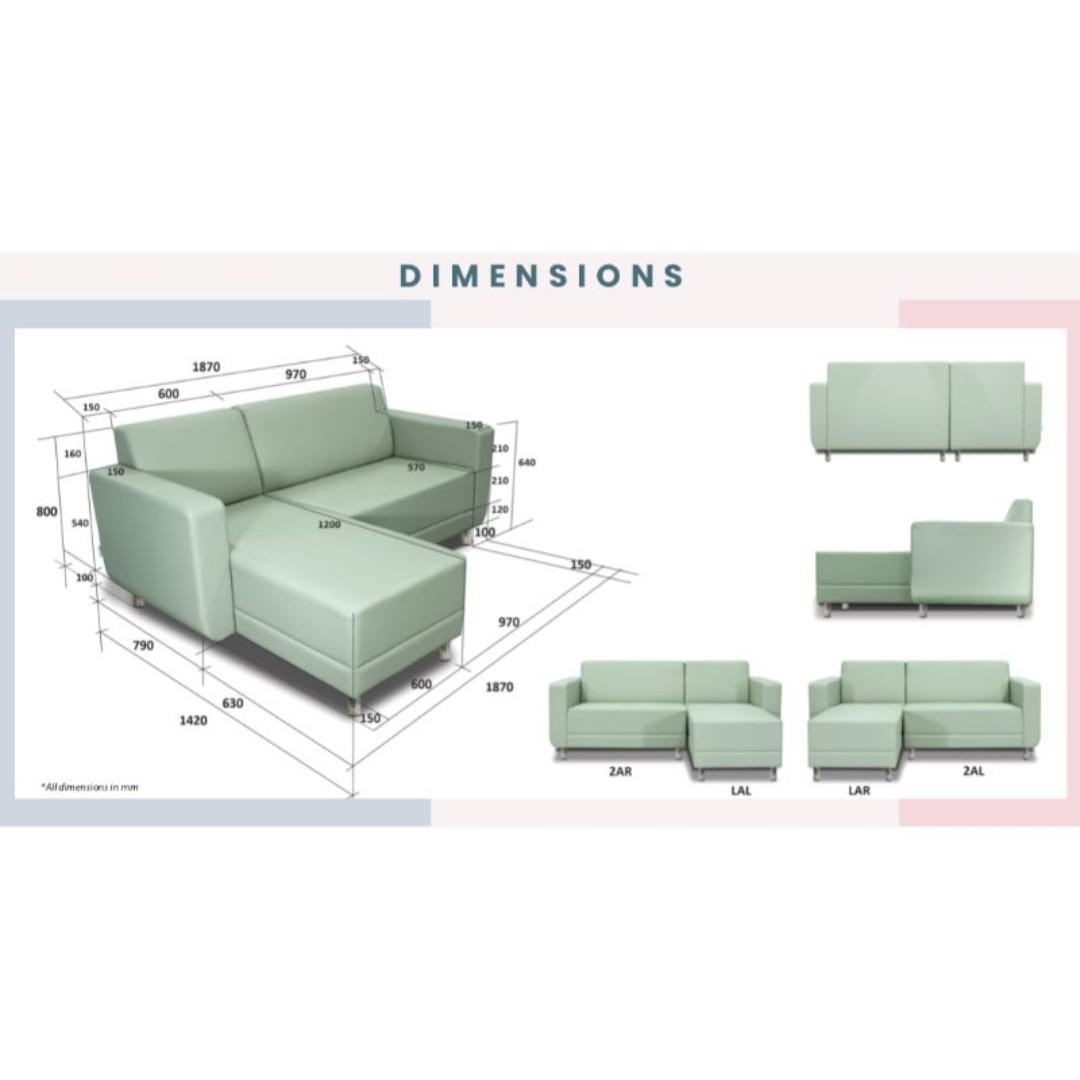 L Shaped Sofa Dimensions Mm | Baci Living Room