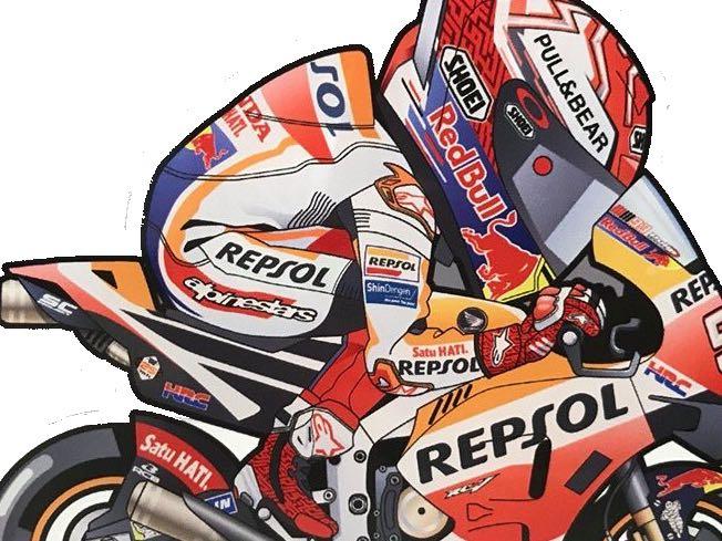  MotoGP  Riders Cartoon Caricatures Stickers  Hobbies Toys 