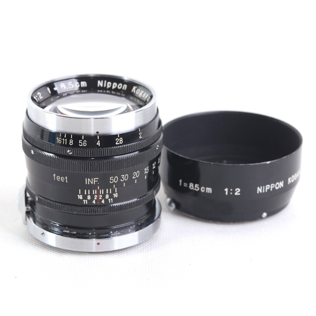 美品】NIKON/尼康Nikkor-P.C 85/2 黑漆8.5cm Nippon Kogaku RF旁軸S口