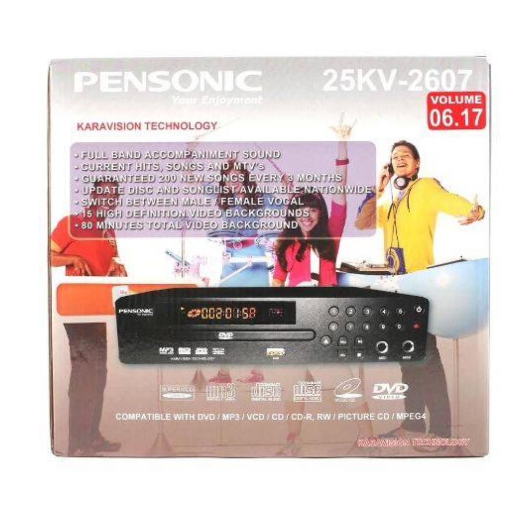 Pensonic 25KV2607 Midi Player With Free Karaoke CD 2,000 only!, Hobbies & Toys, Music & Media