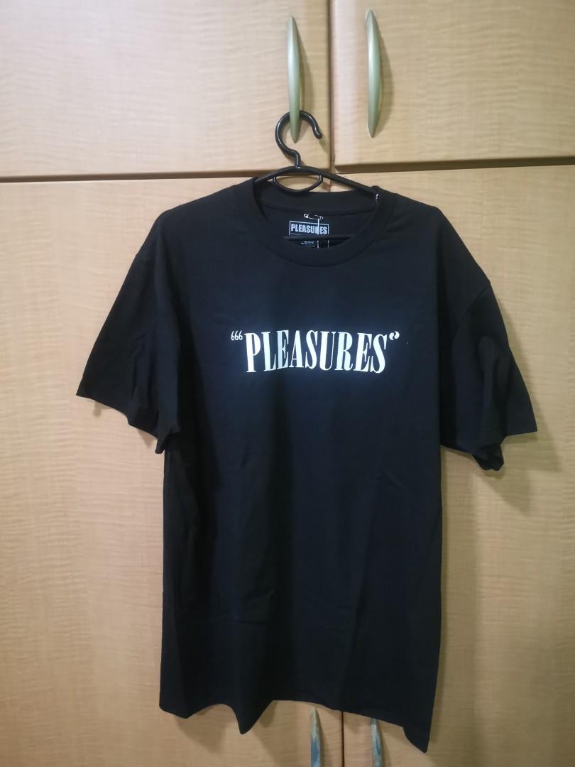 Pleasures Balance Logo Tee Black Size L Men S Fashion Clothes