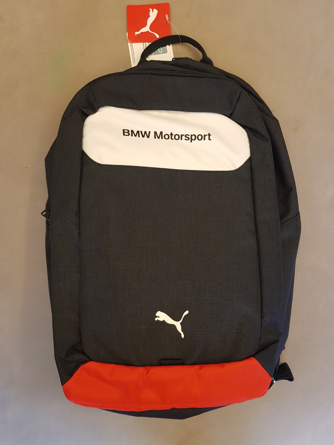 puma bmw backpack orange