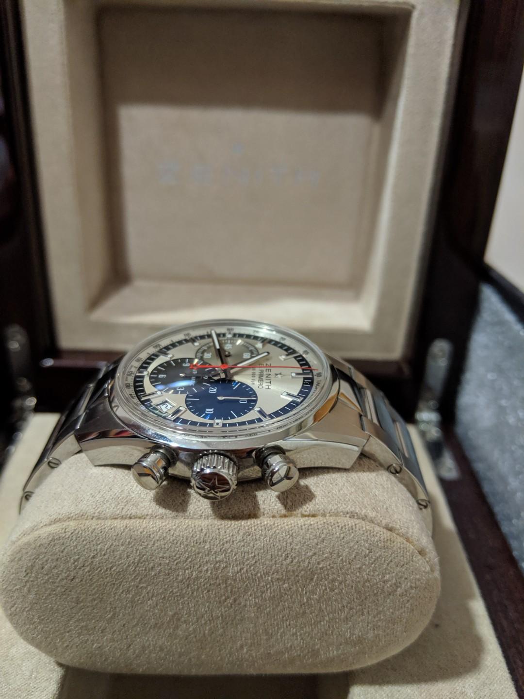 Rare Zenith El Primero Original 1969 Re Edition 38mm Diameter With