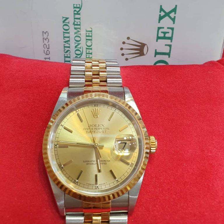 Rolex 16233 Fesyen Pria Jam Tangan Di Carousell