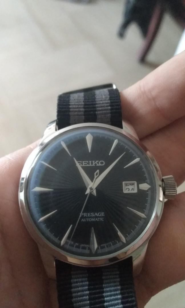 Seiko presage cocktail time black, Men's Fashion, Watches & Accessories,  Watches on Carousell