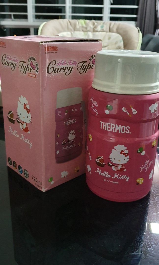 Thermos Hello Kitty, Furniture & Home Living, Kitchenware & Tableware