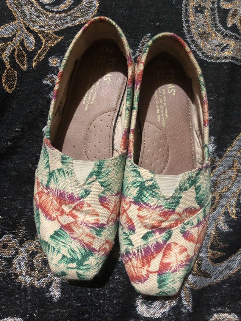 women's toms burlap shoes