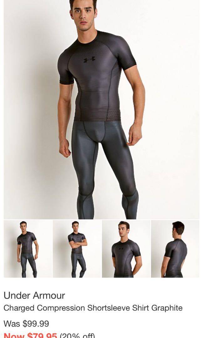 under armour charged compression shorts