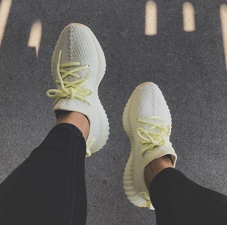 US10 Yeezy 350 V2 Butter Men s Fashion Footwear Sneakers on Carousell