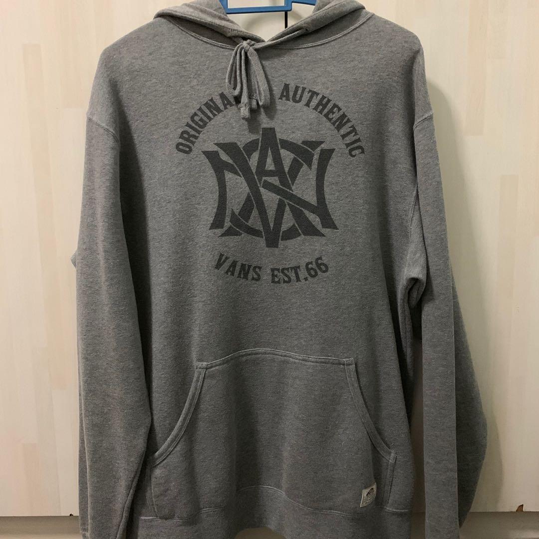 Vans Pullover Hoodie Grey Men s Fashion Tops Sets Hoodies