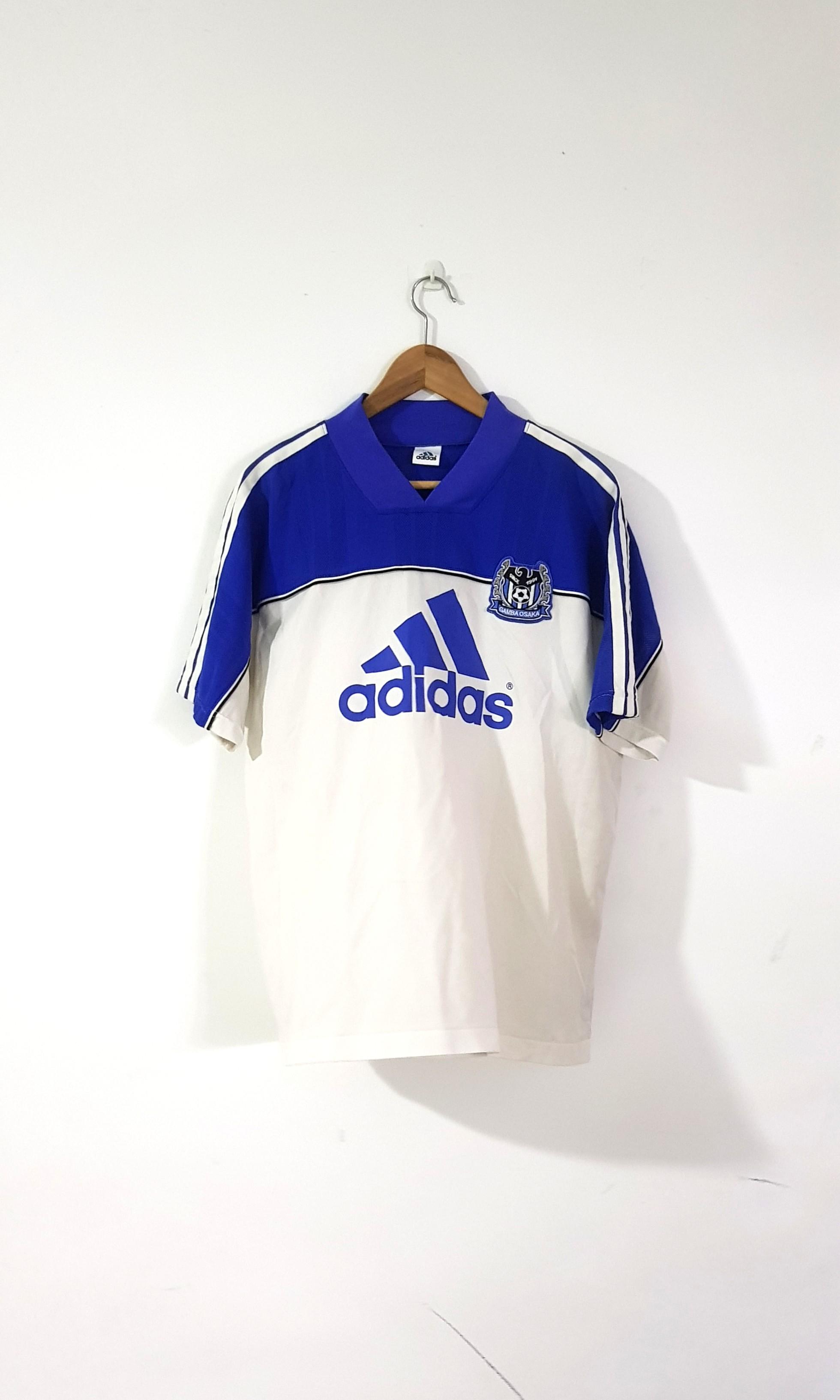 Vintage Adidas Gamba Osaka Jersey Men S Fashion Tops Sets Tshirts Polo Shirts On Carousell