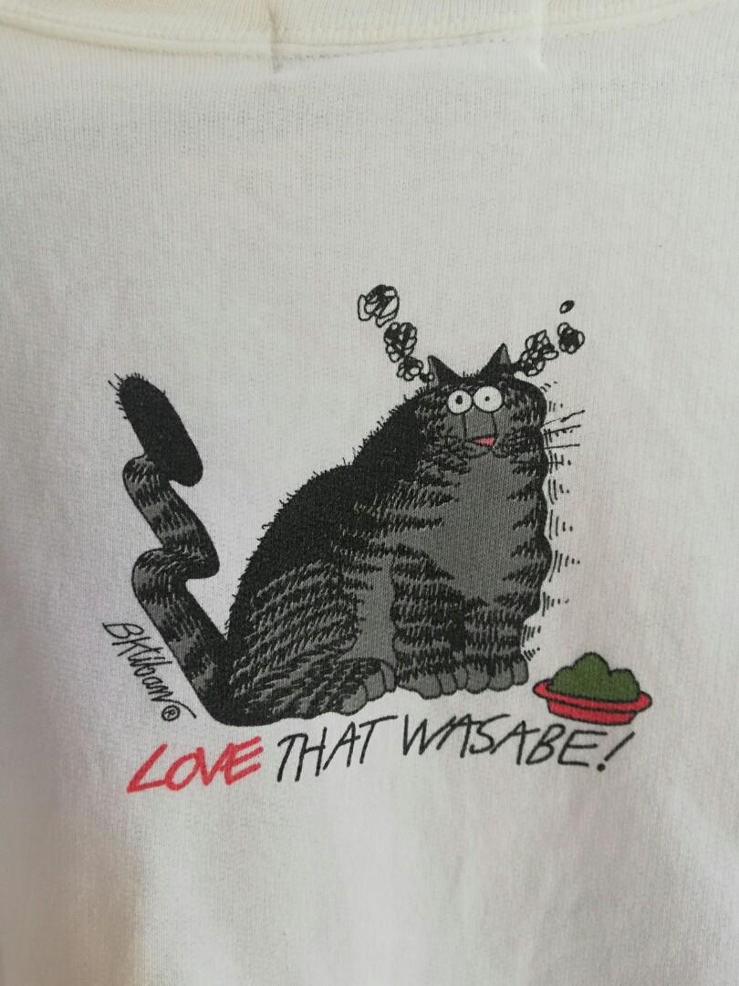 Vintage B Kliban Cats Kucing Gemuk Sweatshirt Men s Fashion Tops Vintage b kliban cats kucing gemuk sweatshirt men s fashion tops