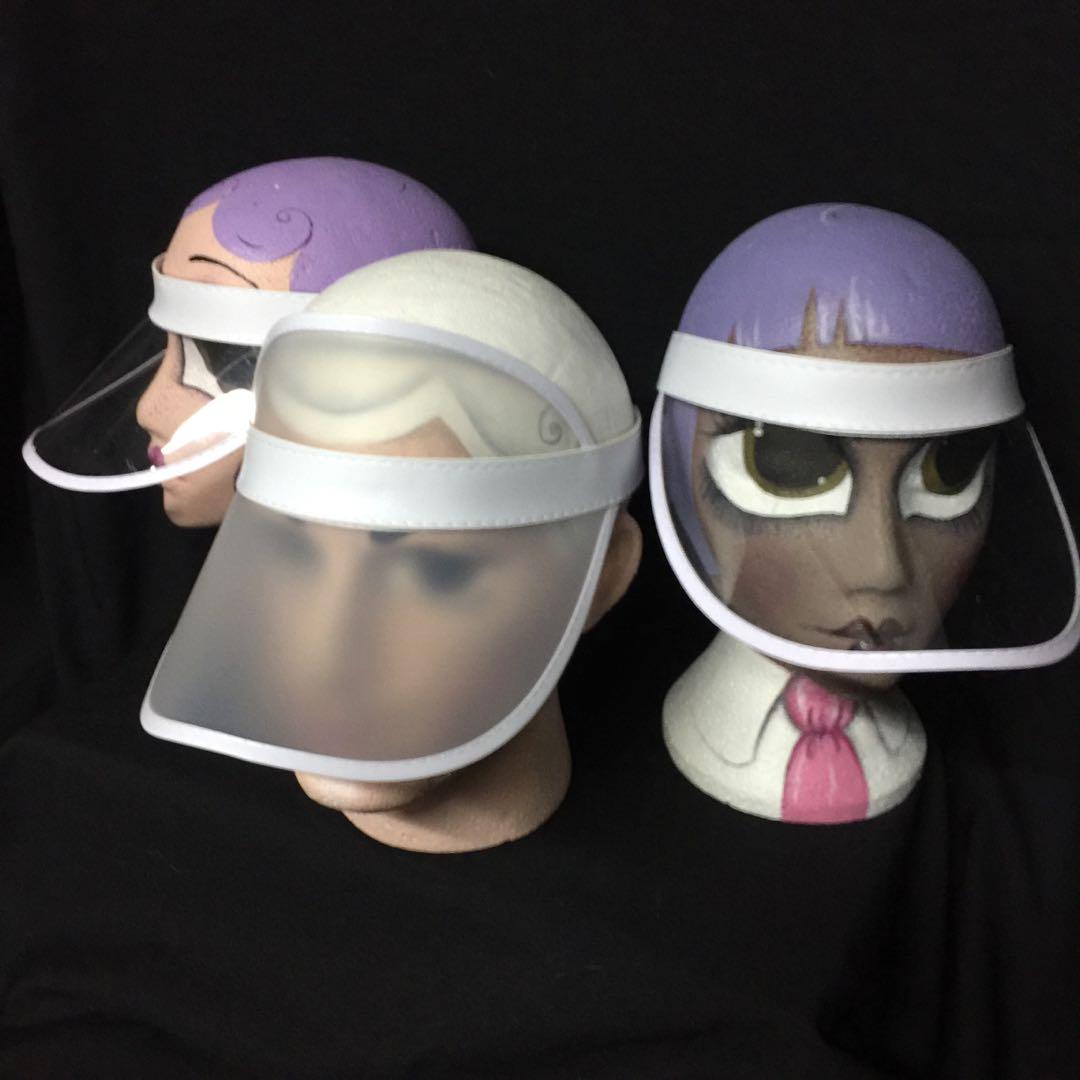 RENTAL WHITE VISORS, Men's Fashion, Watches & Accessories, Caps