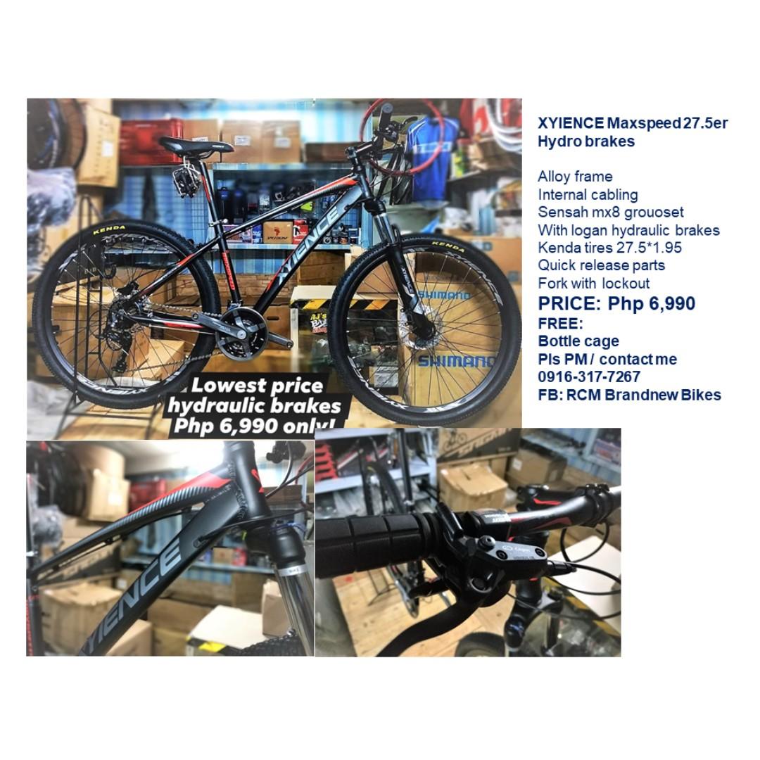 XYIENCE Maxspeed MTB 27.5er hydro brakes Sports Equipment